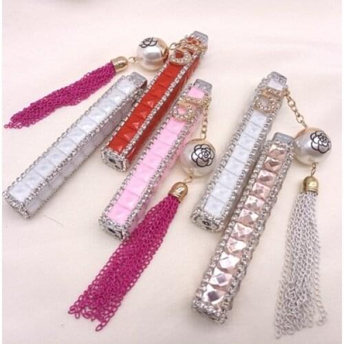 2021 New Diamond Crystal Rhinestone Butane Gas Inflatable Lighter Compact and Durable Lighter Cigarette Accessories Ladies Gifts