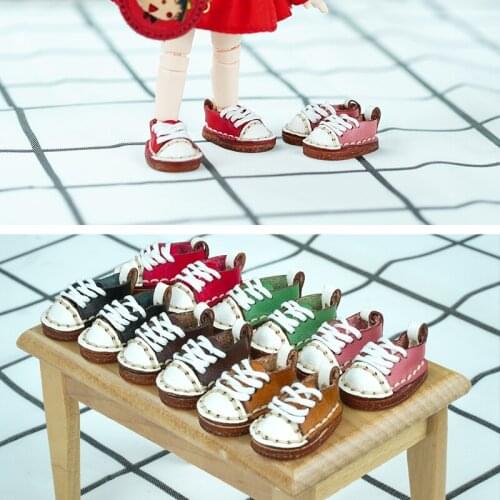 Ob11 doll shoes bjd shoes cowhide copper buckle leather boots for obitsu11,GSC clay,body9,YMY,1 / 12BJD doll Accessories boots