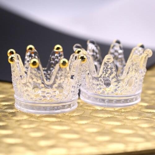 3D Retro Embossed Glass Crown Crystal Nail Brush Display Stand Acrylic UV Gel Painting Pen Holder Manicure Tools