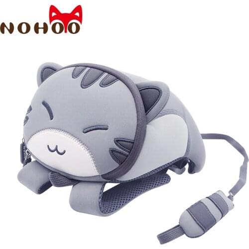 NOHOO School Bags 3D Cartoon waterproof backpack for girls boy Toddler Neoprene Toddler Kindergarten Backpacks Cartoon Bag New
