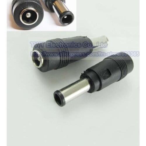 5.5X2.1mm Female to 6.0x4.4 Male AC DC Power Plug Connector Adapter for Laptops ,6.0/4.4 with 1.3mm Pin, 5pcs ,Free shipping