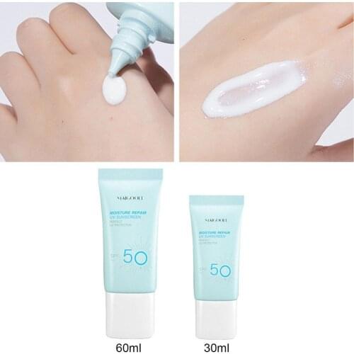 1Pcs Sunscreen Whitening Sun Cream Anti-Aging Oil Control Moisturizing Waterproof Sweat-Proof SPF 50 Prevent Sunburn 2021