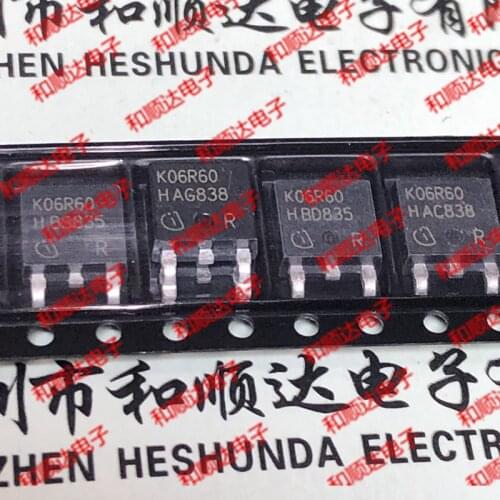 10pcs/lot K06R60 IKD06N60R New stock TO-252 600V 6A