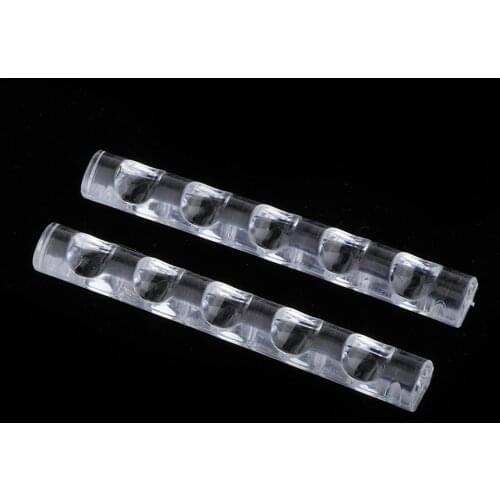 2 Pieces Brush Holder Brush Stand Pen Holder 5 Compartments for Nail Art