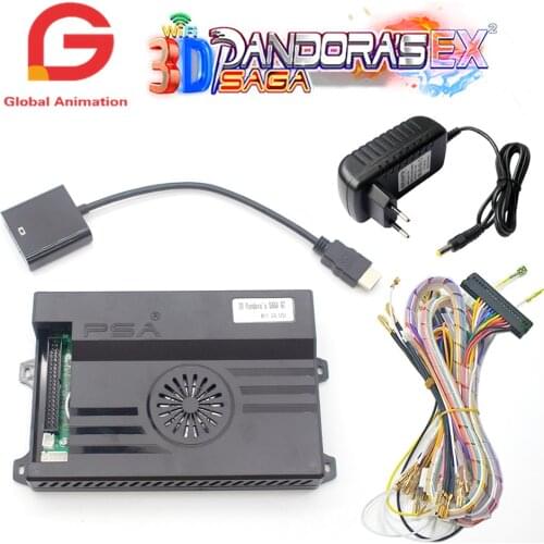 2021 New Arcade Pandora Box 3d Saga EX 5200 in 1 Game Board Wifi Download More Arcade Games support Save high score record
