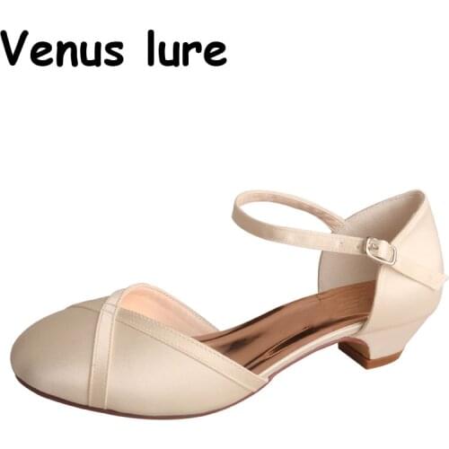 23 Colors Dressy Womens Shoes for Wedding Round Toe Small Heel Size 9