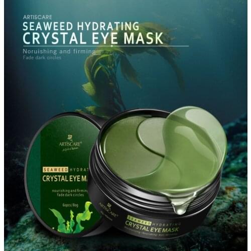 ARTISCARE Seaweed Eye Mask 60pcs Remover Dark Circles Collagen gel Eye Patches Anti-Puffiness Anti-Aging Moisturizing TSLM1