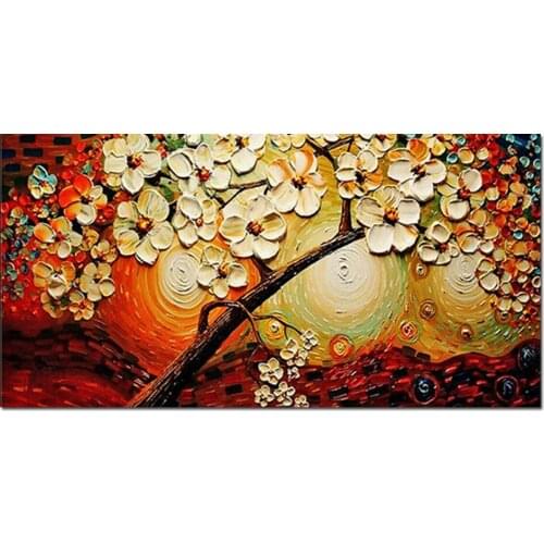 120x60cm 5d Diy Diamond Painting Lucky Life Flower Tree Landscap,Full,Square,Round Diamond Embroidery Art Diamond Mosaic