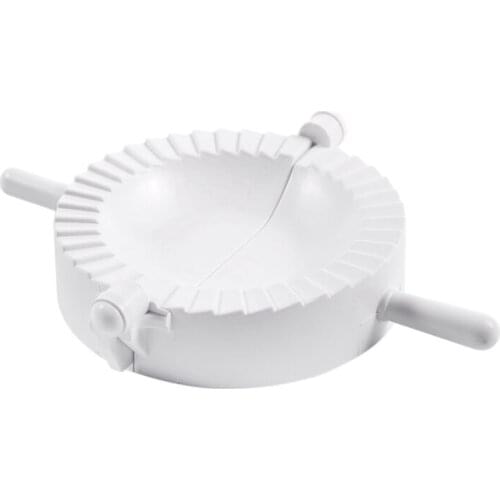 White Plastic Hand Press Pierogi Mold Dumpling Mould