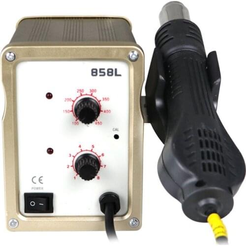Free Gift High Power Hot Air Rework Station 858L Cellphone Electronic Repair Desoldering Tool Adjustable Constant Temperature
