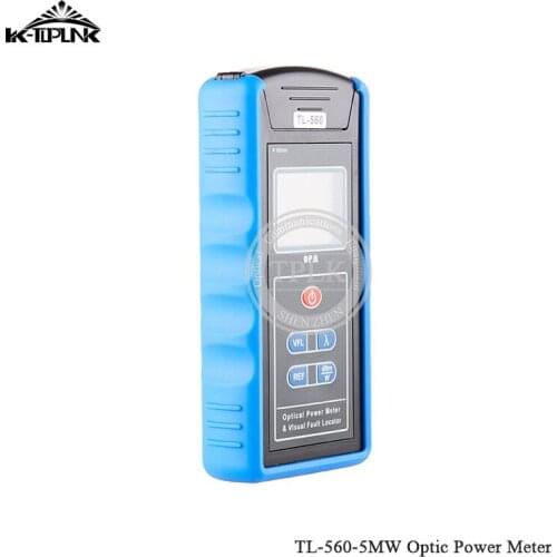 Free shipping TL-560-5MW Laser Light Source Power -70~ + 10dBm or -50~ + 26dBm Meter 10MW Fiber optic Visual Fault Locator