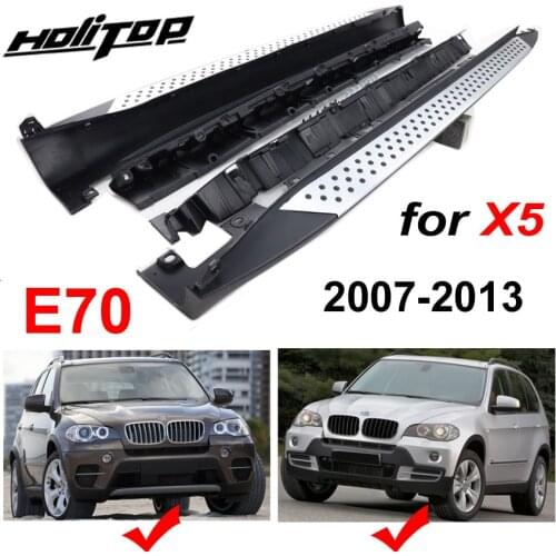 OE side step pedal/running board/side bar for BM X5 E70 2008 2009 2010-2013,supplied by 15 years' old factory,reliable quality