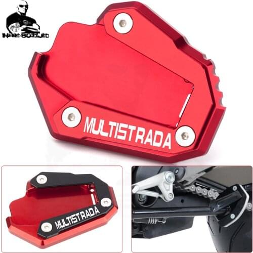 Side Foot Stand Extension Pad Plate For Ducati Multistrada 950/950S/ 1200/1200S/1200 Enduro/1260/ENDURO/1260S /1260 PIKES PEAK