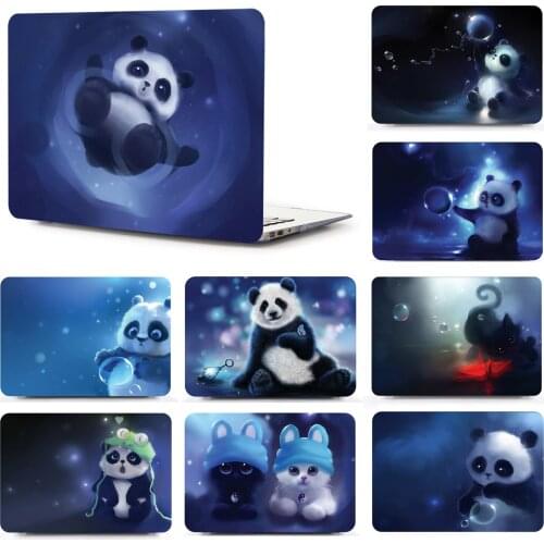 Cute animal pattern laptop case for Macbook Air 13 A1466 A1369 With Keyboard Cover for MAC Retina 12 13 15 lapto bag 11 inch