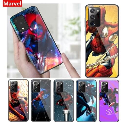 Marvel Avengers Super Hero Spider-Man For Samsung Galaxy A31 A51 A71 A91 A12 A32 A42 A52 A72 A02S A22 A01 Core Black Phone Case