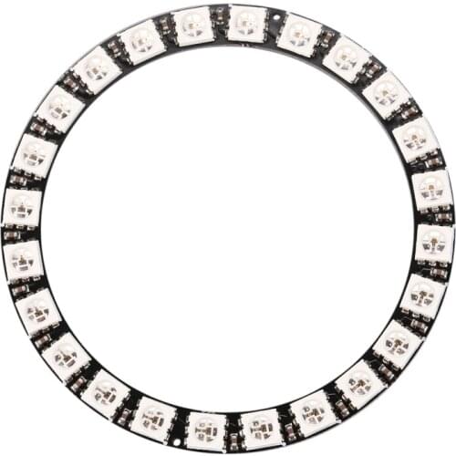 RGB LED Ring 24 Bits LEDs WS2812 5050 RGB LED Ring Lamp Light with Integrated Drivers