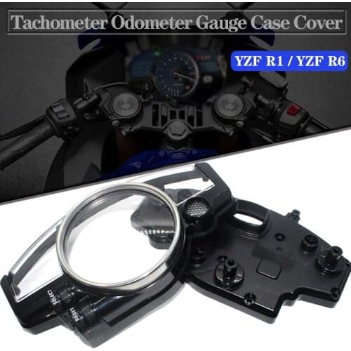 For Yamaha YZF R1 2004 2005 2006 YZF R6 2006 2007 2008 2009 2010 2011 2012 Speedometer Odometer Tachometer Gauge Case Cover