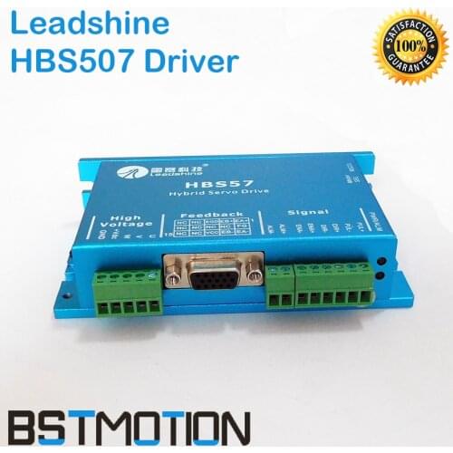 Leadshine NEMA23 3 phase closed loop motor hybrid servo drive HBS57 HBS507 18-50VDC