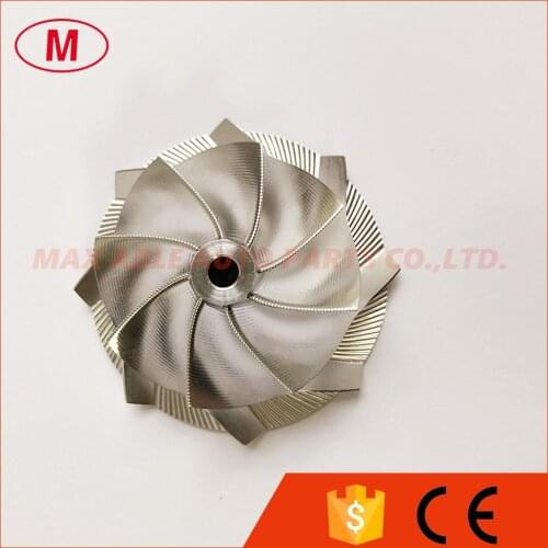 GTX3071 GEN ll 8+0 blades point milling high performance billet/milling/aluminum 2618 compressor wheel