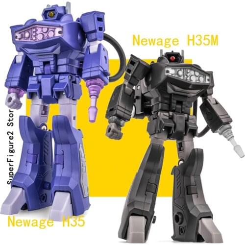 Transformation Newage H35 H35M Cyclops Shock Wave Mini figure Model Action Figure Robot Toys 3rd G1 Style In Stock
