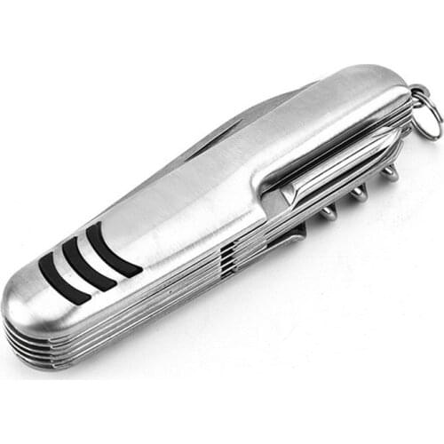 Multifunctional Folding Army Knives Outdoors Camping Survival Knife Switzerland Stainless Steel Saw and Scissors Hand Tool Set