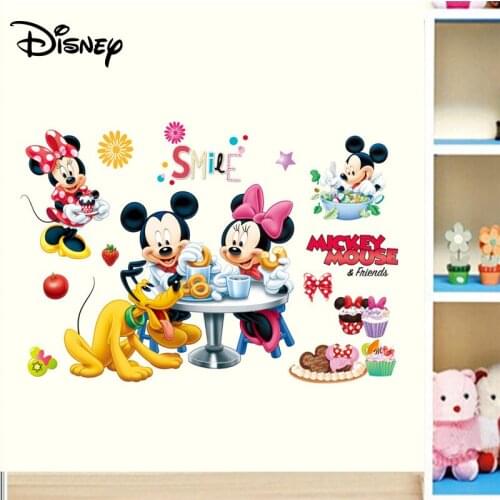 Disney Mickey Mouse Cartoon Sticker Kindergarten Childrens Room Living Room Bedroom Cartoon Sticker