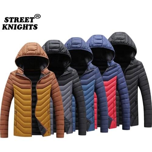 Men 2021 Winter Brand New Casual Warm Thick Waterproof Jacket Parkas Coat Men New Autumn Outwear Windproof Hat Parkas Jacket Men