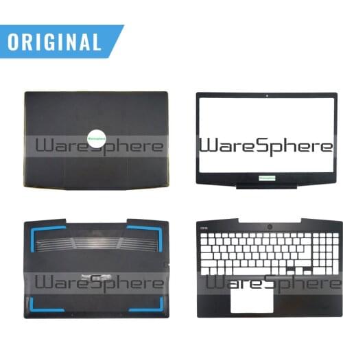 New Original for Dell 15 G3 3590 LCD Back Bezel Palmrest Bottom Base Cover Case 0747KP 747KP 07MD2F 0P0NG7 0KV9X9 Black