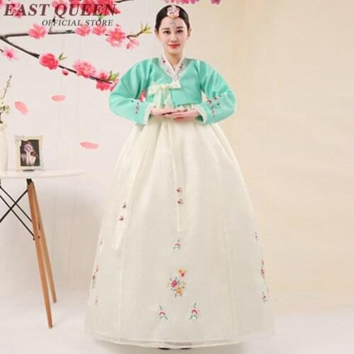 Wholesale Hanbok Korean Dress Ancient Korean Traditional Dress National Hanbok Clothing Embroidery Asia Clothing KK1558 HQ
