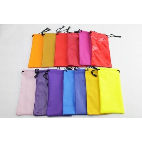 2000pcs/lot Colorful Waterproof Dustproof Cloth Sunglasses Pouch Soft Eyeglasses Bag Glasses Phone Case Storage Bag lin2805