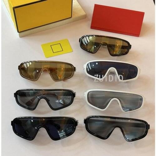 Oversize Arc Steampunk Sunglasses Unusual Special Pilot Shape Solid Resin Frames 2021 Top Quality Luxury Brand Designed New