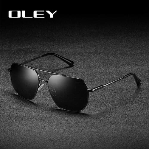 OLEY Men Vintage Pilot polarized Sunglasses Clasasic Brand Sun Glasses Driving Eyewear For Men/Women