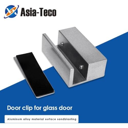 Aluminum alloy Electric Bolt Lock U Bracket Aluminium Alloy Bracket Mini Bracket For Access control Frameless Glass Door Lock