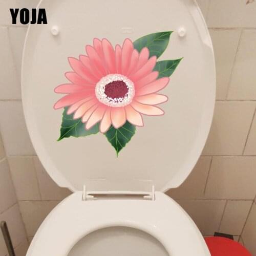 YOJA 22.7*22CM Hand-Painted Floral Chinese Style Bedroom Decor Home Wall Decal Toilet Sticker T1-0835