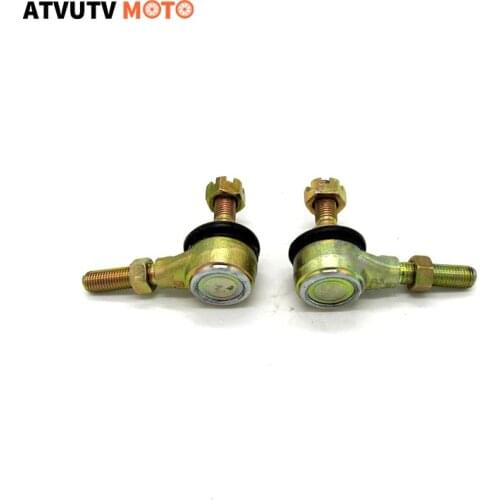 1 Pair 10X10mm Bolt Tie Rod End Ball Joint Joiner for 110cc 125cc Quad Dirt Bike ATV Buggy Go Kart Motorcycle M10