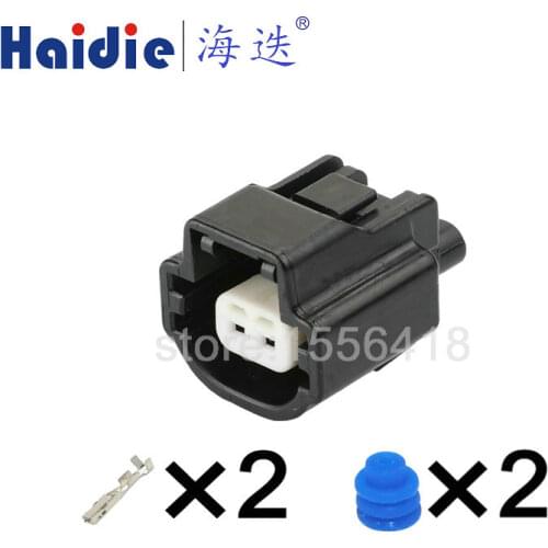 2sets 2pin Auto wiring harness cable plastic Engine harness sensor plug connector 7183-7872-30