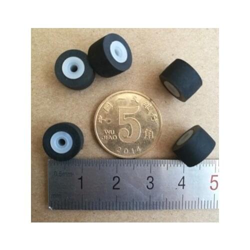 4Pieces/Lot 10.5x7.2x2mm Recorder Amplifiers Pinch Roller Deck Audio Pressure Pulley