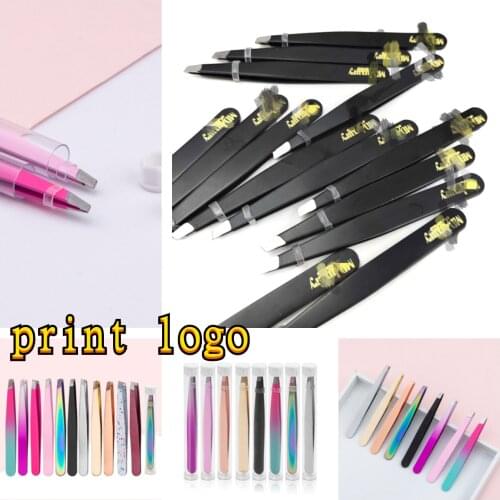 5/10/50Pcs Anti-static ESD Stainless Steel Tweezers Maintenance Tools Industrial Precision Curved Straight Tweezers Repair Tools