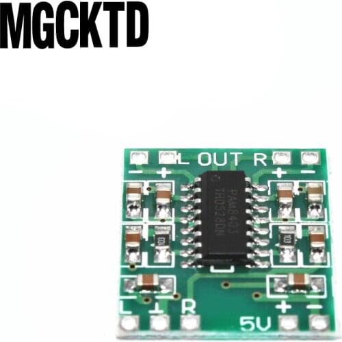 50pcs PAM8403 module Super board 2 * 3W Class D digital amplifier board efficient 2.5 to 5V USB power supply