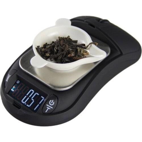 50pcs practical 200g 0.01g Portable Digital Scale Mouse Style mouse scale Jewelry Scale Precision digital scale