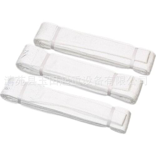 White Flat Lifting Belt 2T Ring-shaped Flexible Lifting Sling With Eyelet Industrial Sling For Carrying Tools