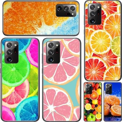 Summer Fruit Orange Silicone Cover For Samsung Galaxy A01 A11 A12 A21 A21S A31 A41 A42 A51 A71 A81 A91 UW Phone Case