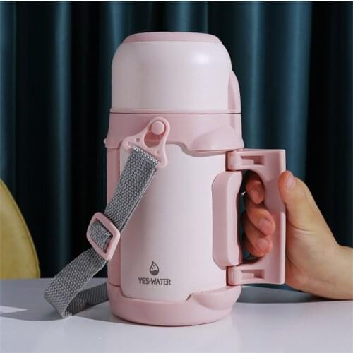 1200ml High Capacity Colour Travel Water Cup Stainless Steel Coffee Mug Thermos Tumbler Cups Vacuum Beer Cups Bottle Thermocup