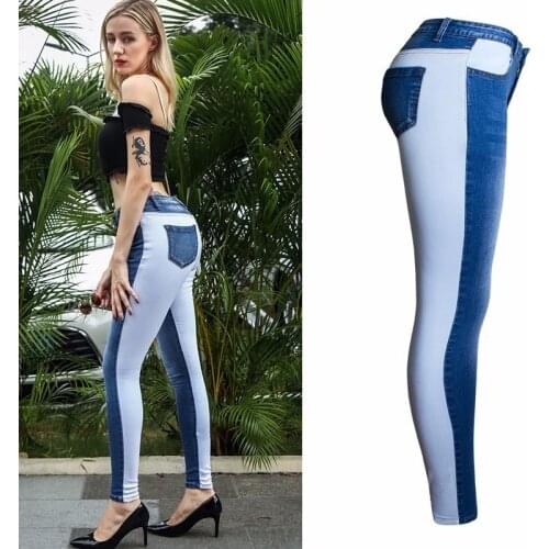 Women Casual High Waist Pencil Elastic Skinny Jeans Female Streetwear Bodycon Cowboy Denim Trousers Ladies Sexy Hot Jean Pants