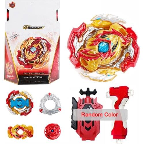 GT Beybleyd Gyro Burst Metal Fusion Alloy Toys for Children Gyroscope with Two-way Wire Launcher with Color Box Kids Gift