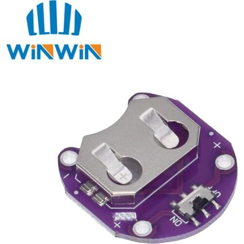 LilyPad Coin Cell Battery Holder CR2032 Battery Mount Module for arduino Diy Kit