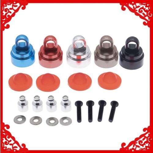4 sets alloy Shock Cap, Piston, Pivot Ball Set for rc hobby model car 1-10 ECX 2WD series upgraded hop-up parts