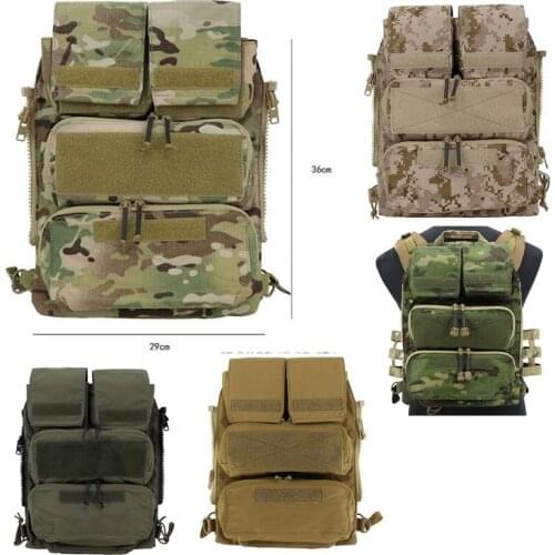 Customized 2.0 JPC Attack Panel Tactical Vest Zip Pack With MC AOR1 RG CB AOR2