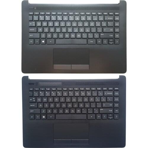 New US laptop Keyboard for HP 14-CM 14T-CM000 14-CK0001TU 14q-cs0000TU Palmrest upper Touchpad Cover