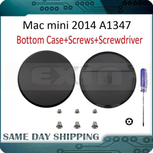 Genuine New for Mac Mini Unibody Aluminum A1347 Bottom Case Base Lower Back Cover Housing EMC 2840 Late 2014 with Screws & Tool